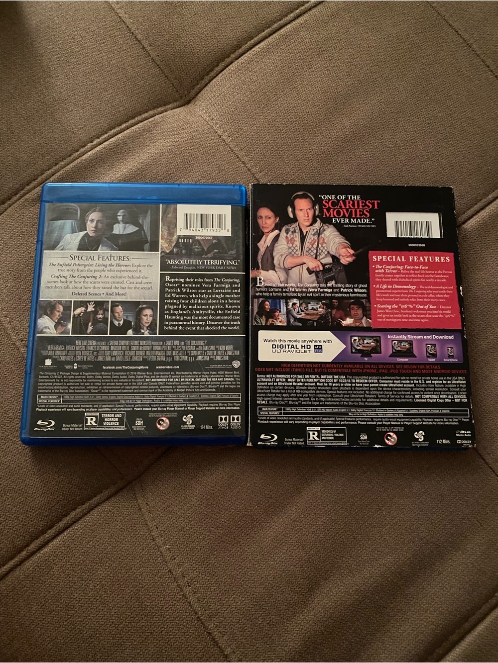 The Conjuring 1 & 2 Blu-ray Set - Picture 2 of 3